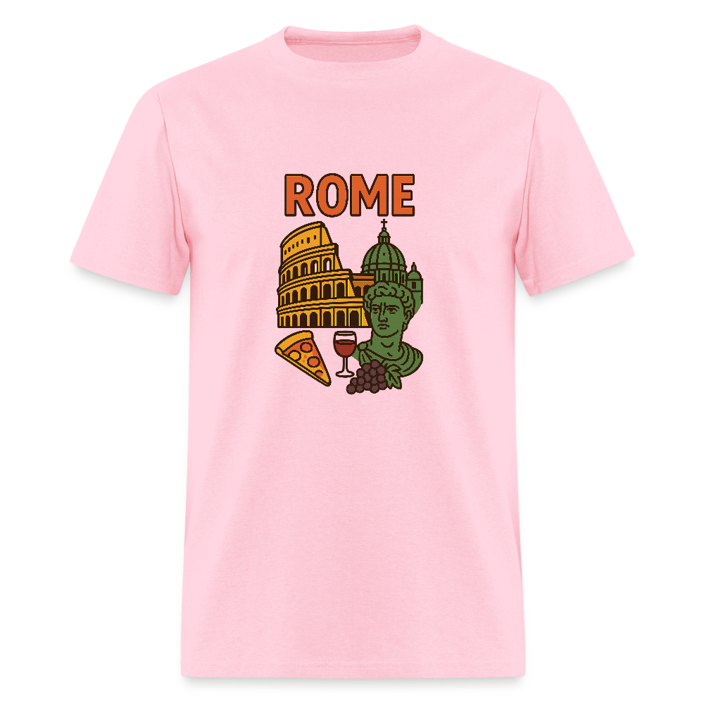 Rome travel t-shirt - pink