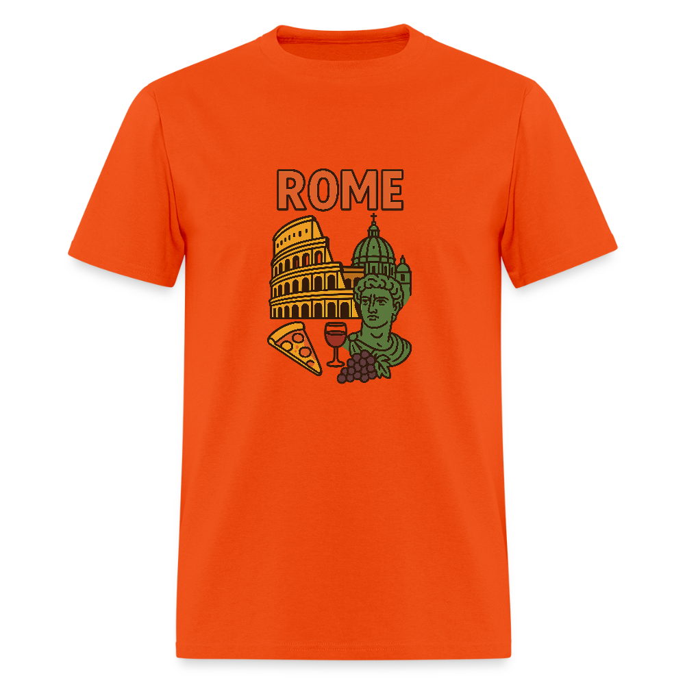 Rome travel t-shirt - orange