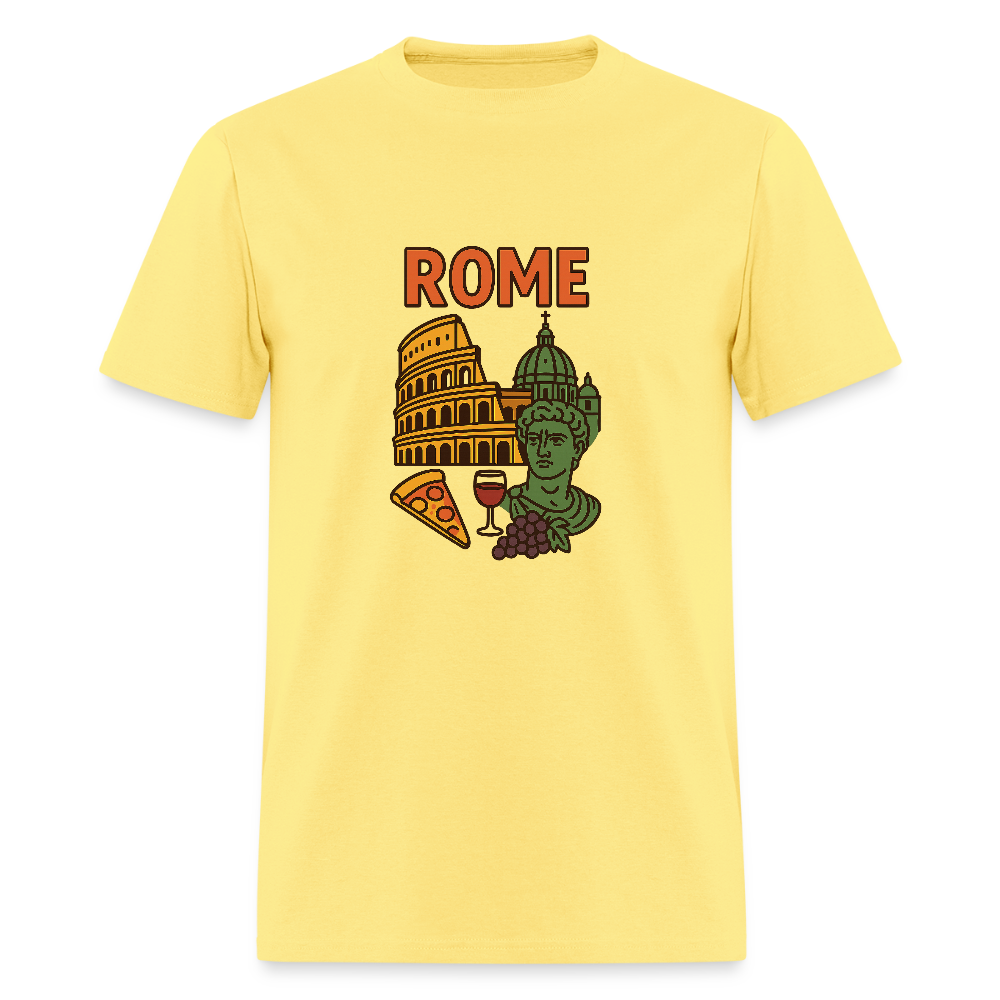 Rome travel t-shirt - cornsilk